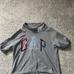 GAP Gray Sweatshirt with Multicolor Logo